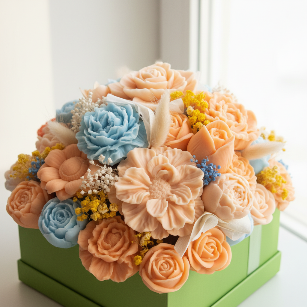Bloom Box Blau – Nahaufnahme