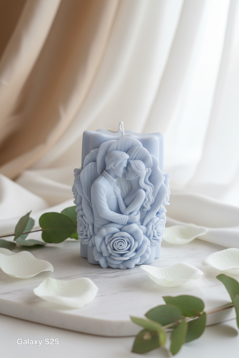 Hochzeitskerze – Lifestyle Hochformat
