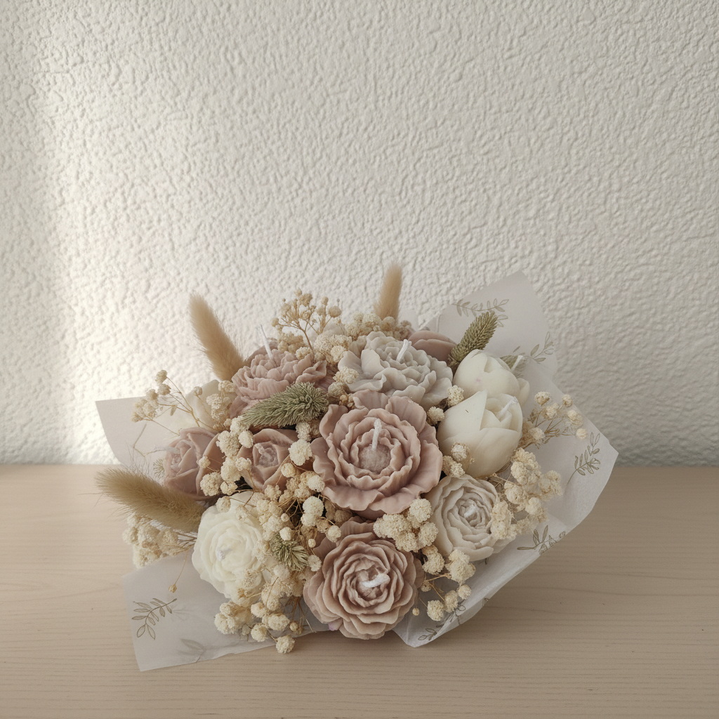 Kerzenstrauß Größe S – Produktfoto