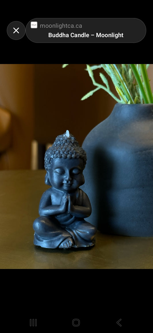 Om Kerze Buddha – Handgefertigte Kerze mit Buddha-Motiv für Ruhe & Meditation | JenniferStock Kerzenmanufaktur