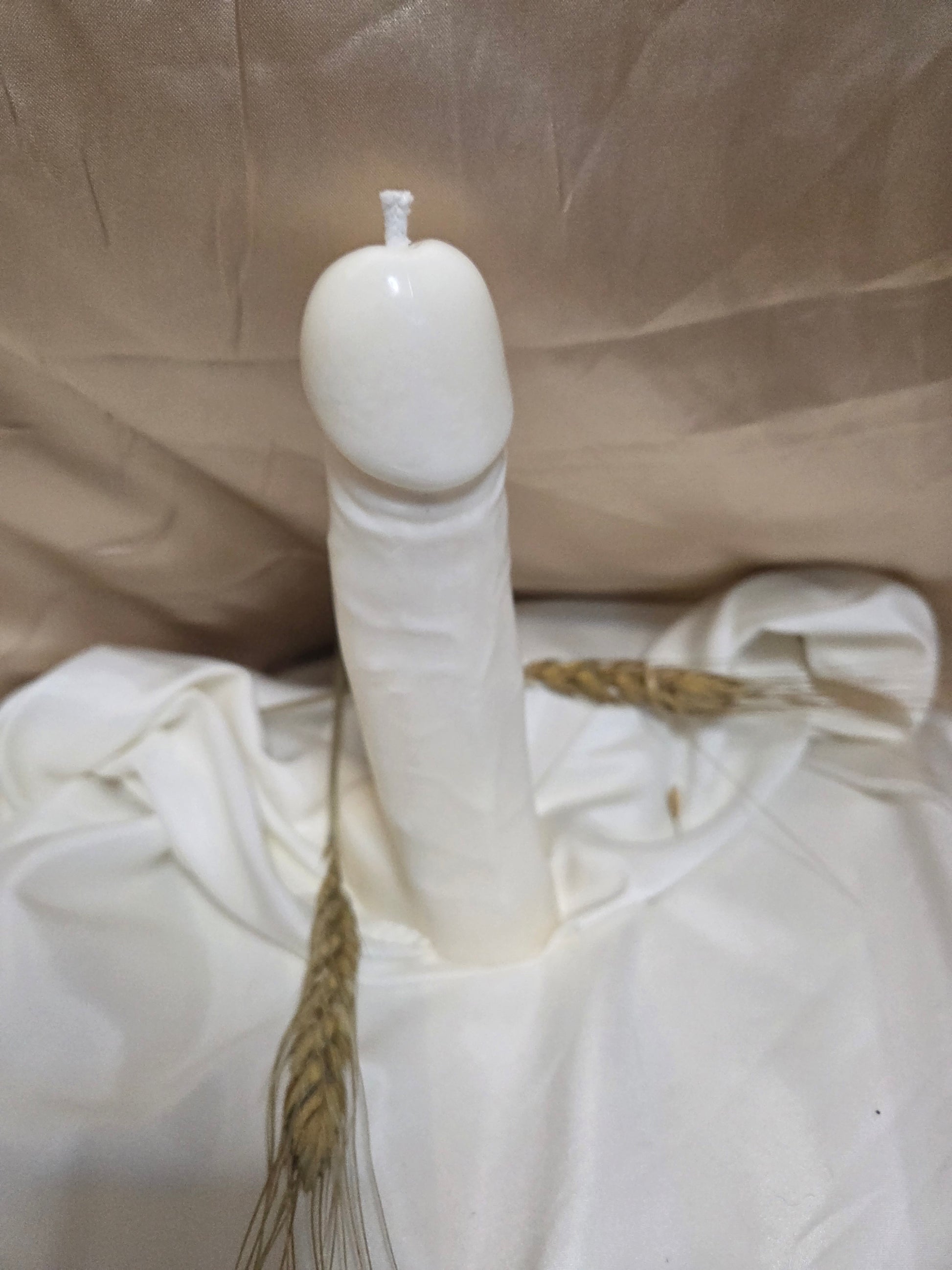 Peniskerze Groß Detailansicht – Lustige XXL Kerze aus Sojawachs | Handgemacht